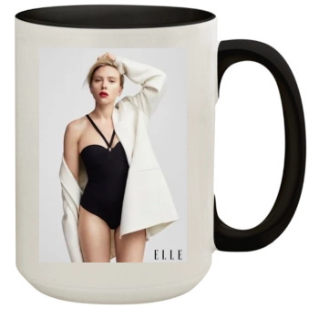 Scarlett Johansson 15oz Colored Inner & Handle Mug