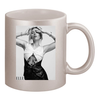 Scarlett Johansson 11oz Metallic Silver Mug