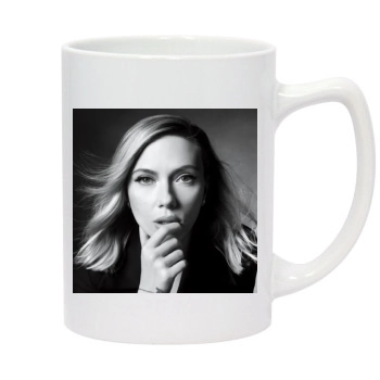 Scarlett Johansson 14oz White Statesman Mug