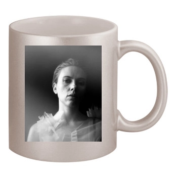 Scarlett Johansson 11oz Metallic Silver Mug