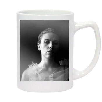 Scarlett Johansson 14oz White Statesman Mug