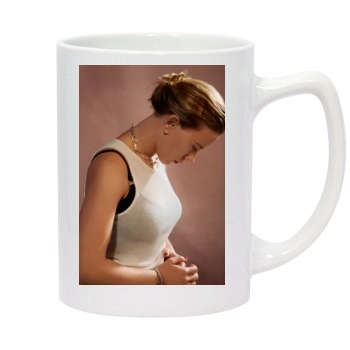 Scarlett Johansson 14oz White Statesman Mug