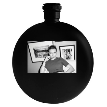 Scarlett Johansson Round Flask