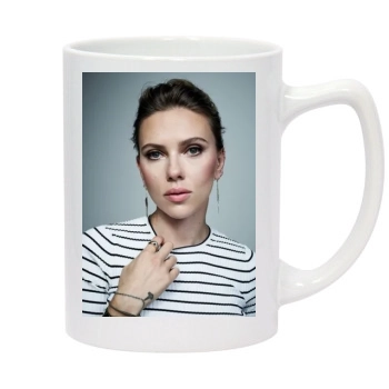 Scarlett Johansson 14oz White Statesman Mug