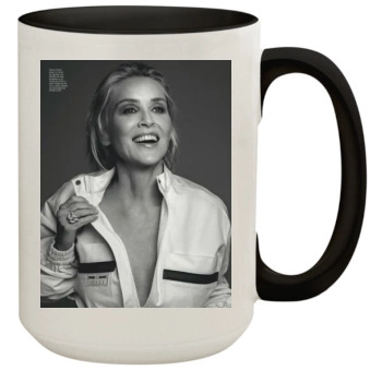 Sharon Stone 15oz Colored Inner & Handle Mug