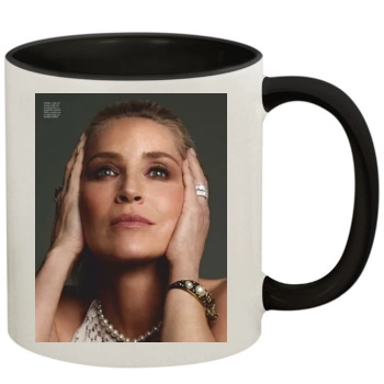 Sharon Stone 11oz Colored Inner & Handle Mug