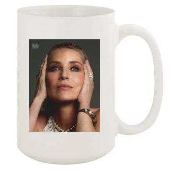 Sharon Stone 15oz White Mug