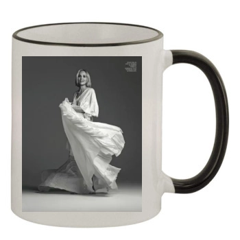 Sharon Stone 11oz Colored Rim & Handle Mug