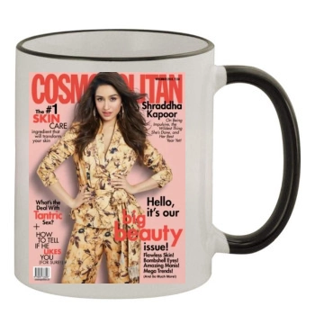 Shraddha Kapoor 11oz Colored Rim & Handle Mug