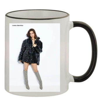 Shraddha Kapoor 11oz Colored Rim & Handle Mug