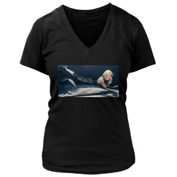 Sienna Miller Women's Deep V-Neck TShirt