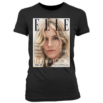 Sienna Miller Women's Junior Cut Crewneck T-Shirt