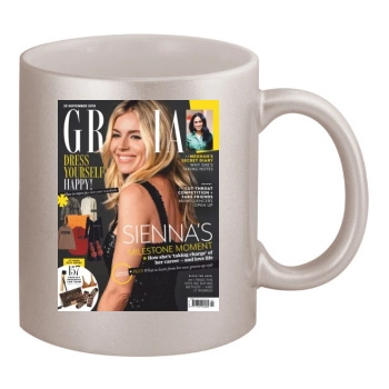 Sienna Miller 11oz Metallic Silver Mug