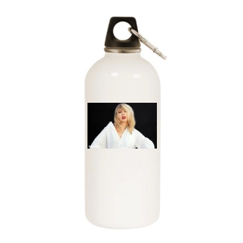 Taylor Swift White Water Bottle With Carabiner