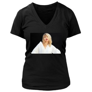 Taylor Swift Women's Deep V-Neck TShirt