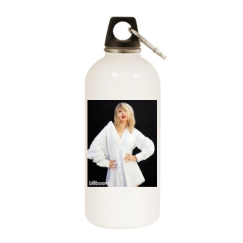 Taylor Swift White Water Bottle With Carabiner