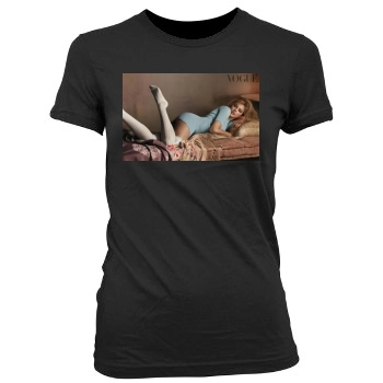 Taylor Swift Women's Junior Cut Crewneck T-Shirt