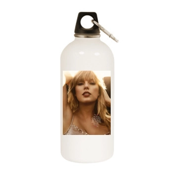 Taylor Swift White Water Bottle With Carabiner