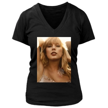 Taylor Swift Women's Deep V-Neck TShirt