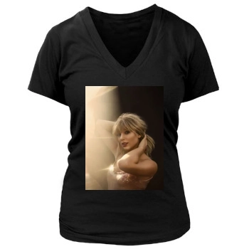 Taylor Swift Women's Deep V-Neck TShirt