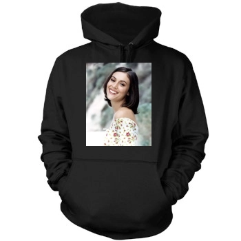 Alyssa Milano Mens Pullover Hoodie Sweatshirt