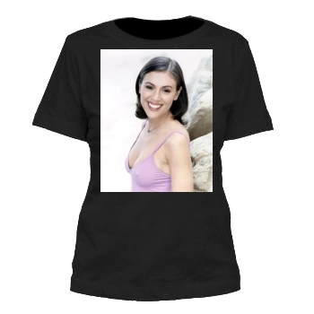 Alyssa Milano Women's Cut T-Shirt