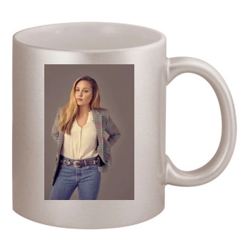 Amanda Bynes 11oz Metallic Silver Mug