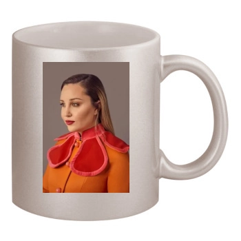 Amanda Bynes 11oz Metallic Silver Mug