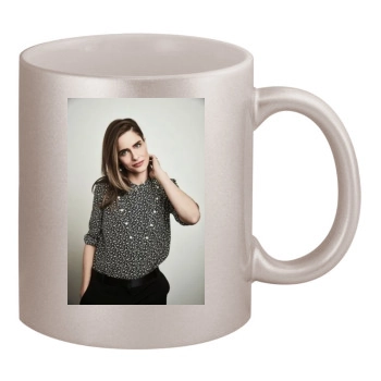 Amanda Peet 11oz Metallic Silver Mug