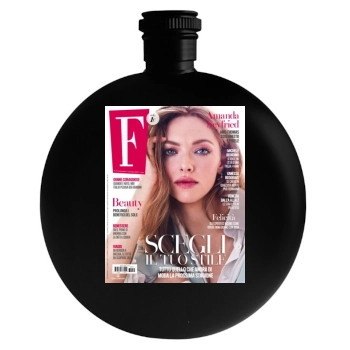 Amanda Seyfried Round Flask