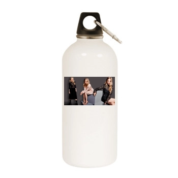 Amanda Seyfried White Water Bottle With Carabiner