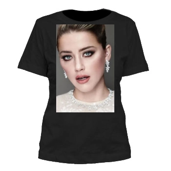 Amber Heard Women's Cut T-Shirt