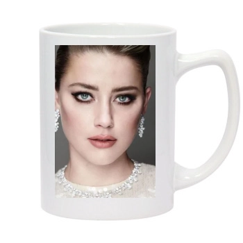 Amber Heard 14oz White Statesman Mug