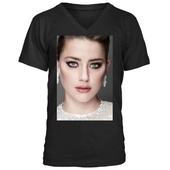 Amber Heard Men's V-Neck T-Shirt