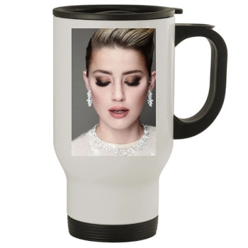 Amber Heard Stainless Steel Travel Mug