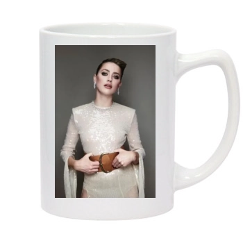 Amber Heard 14oz White Statesman Mug