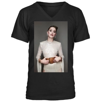 Amber Heard Men's V-Neck T-Shirt