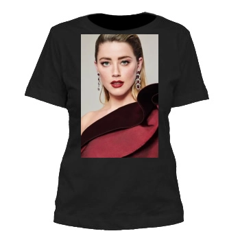 Amber Heard Women's Cut T-Shirt