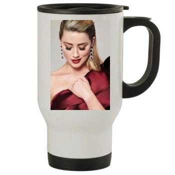 Amber Heard Stainless Steel Travel Mug