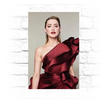 Amber Heard Metal Wall Art