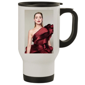 Amber Heard Stainless Steel Travel Mug