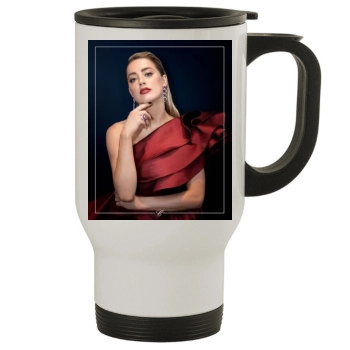 Amber Heard Stainless Steel Travel Mug