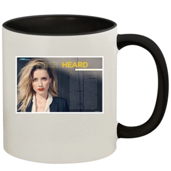 Amber Heard 11oz Colored Inner & Handle Mug