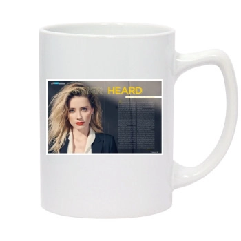 Amber Heard 14oz White Statesman Mug