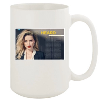 Amber Heard 15oz White Mug