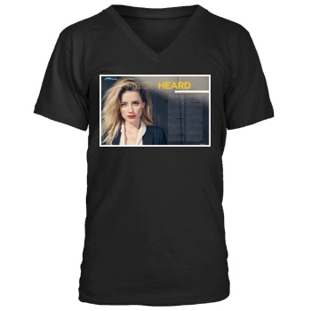 Amber Heard Men's V-Neck T-Shirt