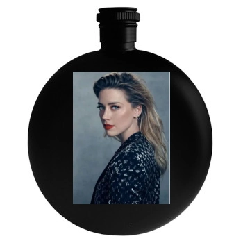 Amber Heard Round Flask