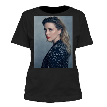 Amber Heard Women's Cut T-Shirt