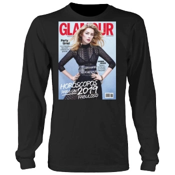 Amber Heard Men's Heavy Long Sleeve TShirt