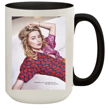 Amber Heard 15oz Colored Inner & Handle Mug